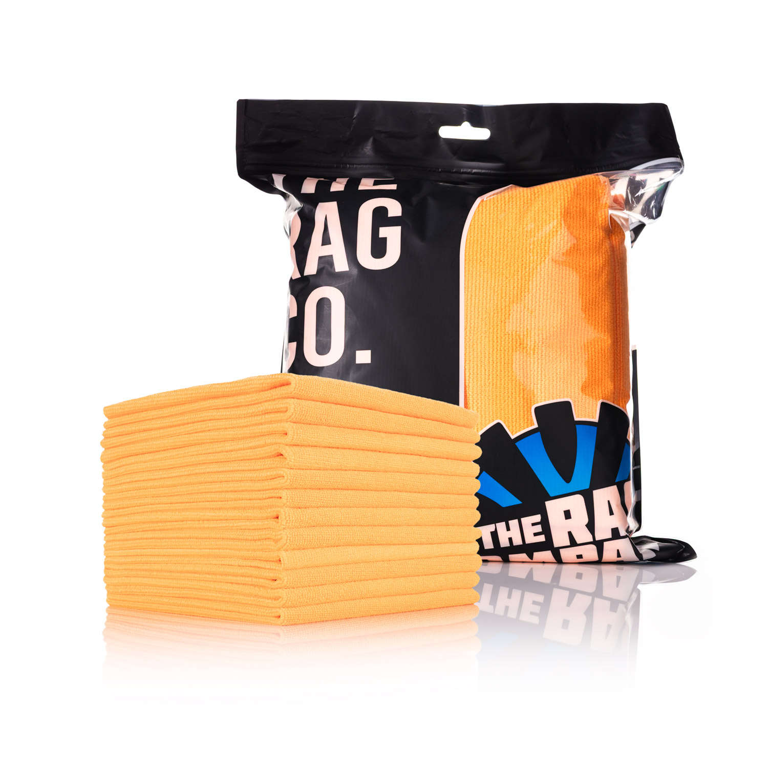 The Rag Company Pearl The Edgeless Pearl Coating Towel - Orange